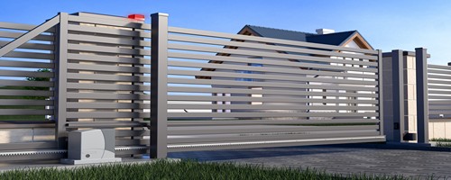 slide-gate-garage-door in Charlotte North Carolina